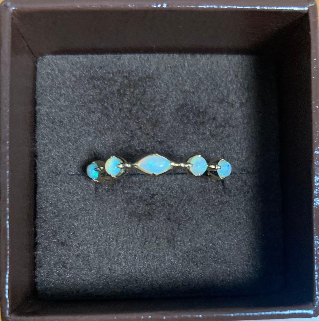 agete アガット オパール リング 11号 スワンリング k14 - メルカリ