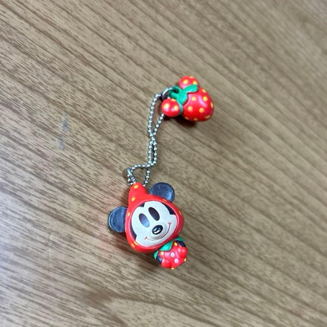 ディズニー ミニー いちご ストラップ - メルカリ