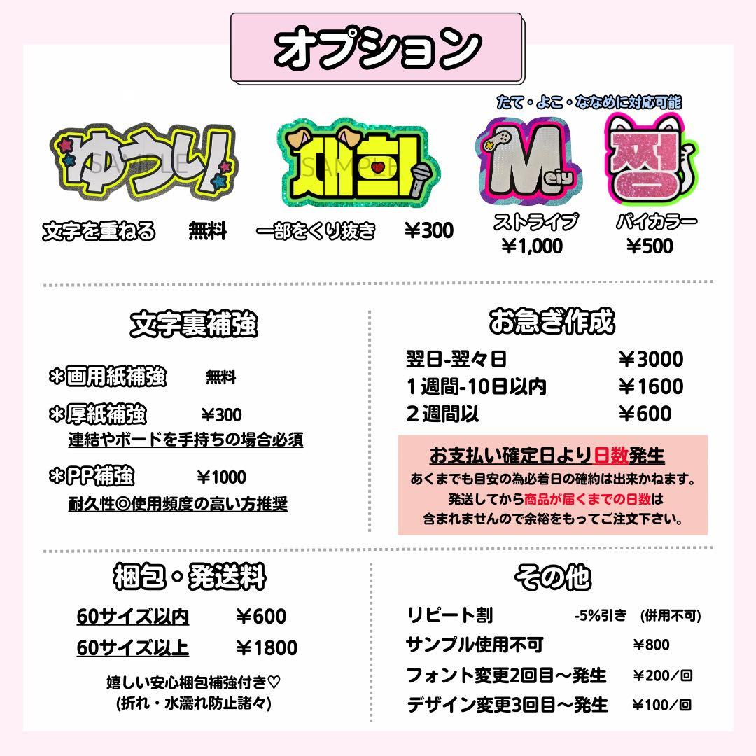 オーダー うちわ文字 連結 パネル ネーム ボード うちわ屋さん お急ぎ