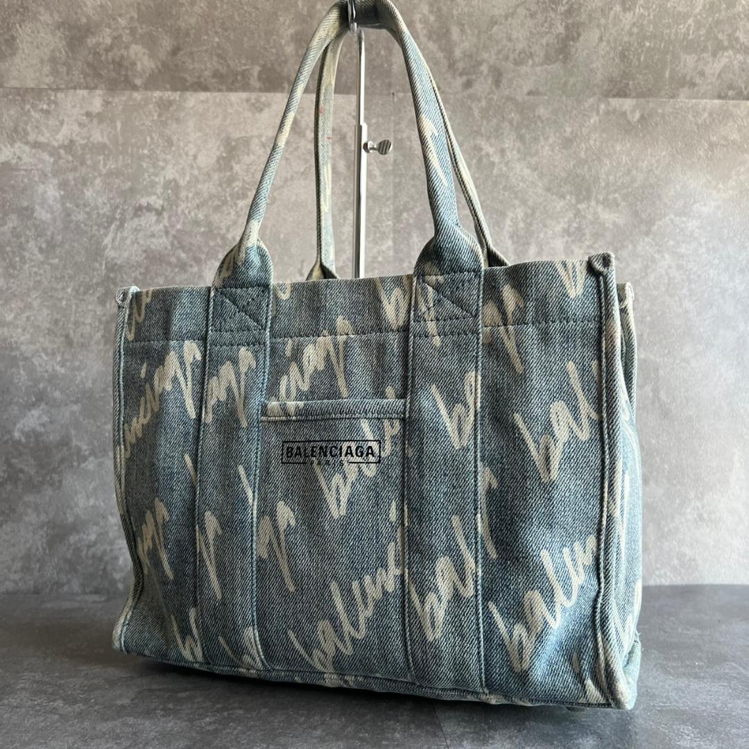 ⭐️BALENCIAGA⭐️バレンシアガ ハードウェア トートバッグ デニム