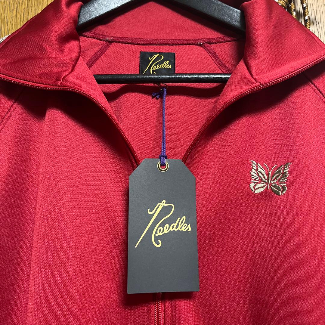 Needles ニードルス トラックジャケット M レッド 赤 - メルカリ