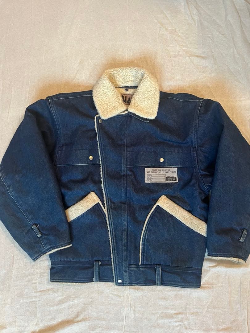 HAI sporting gear イッセイミヤケ ボアデニムジャケット M - メルカリ