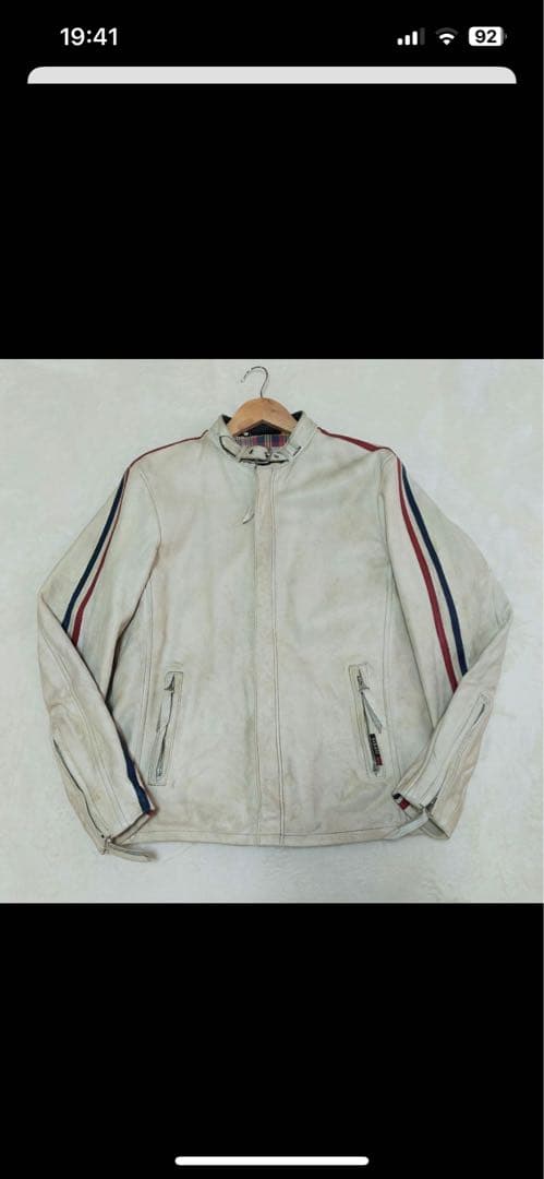 SCHOTT　ショット　L　クラッシックレーサー　シングルライダースジャケット