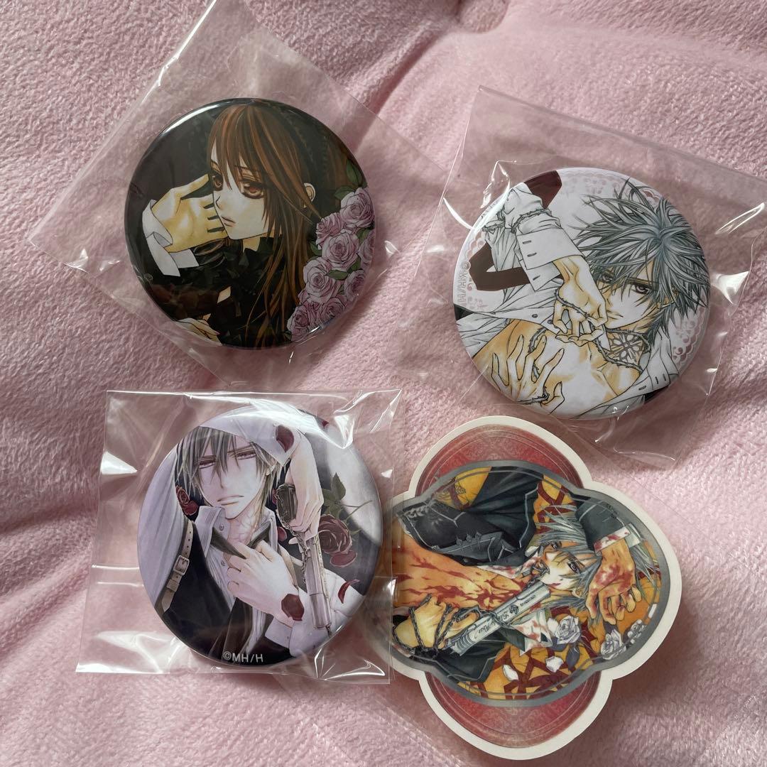 ヴァンパイア騎士 漫福ガチャ 缶バッジ　零　優姫