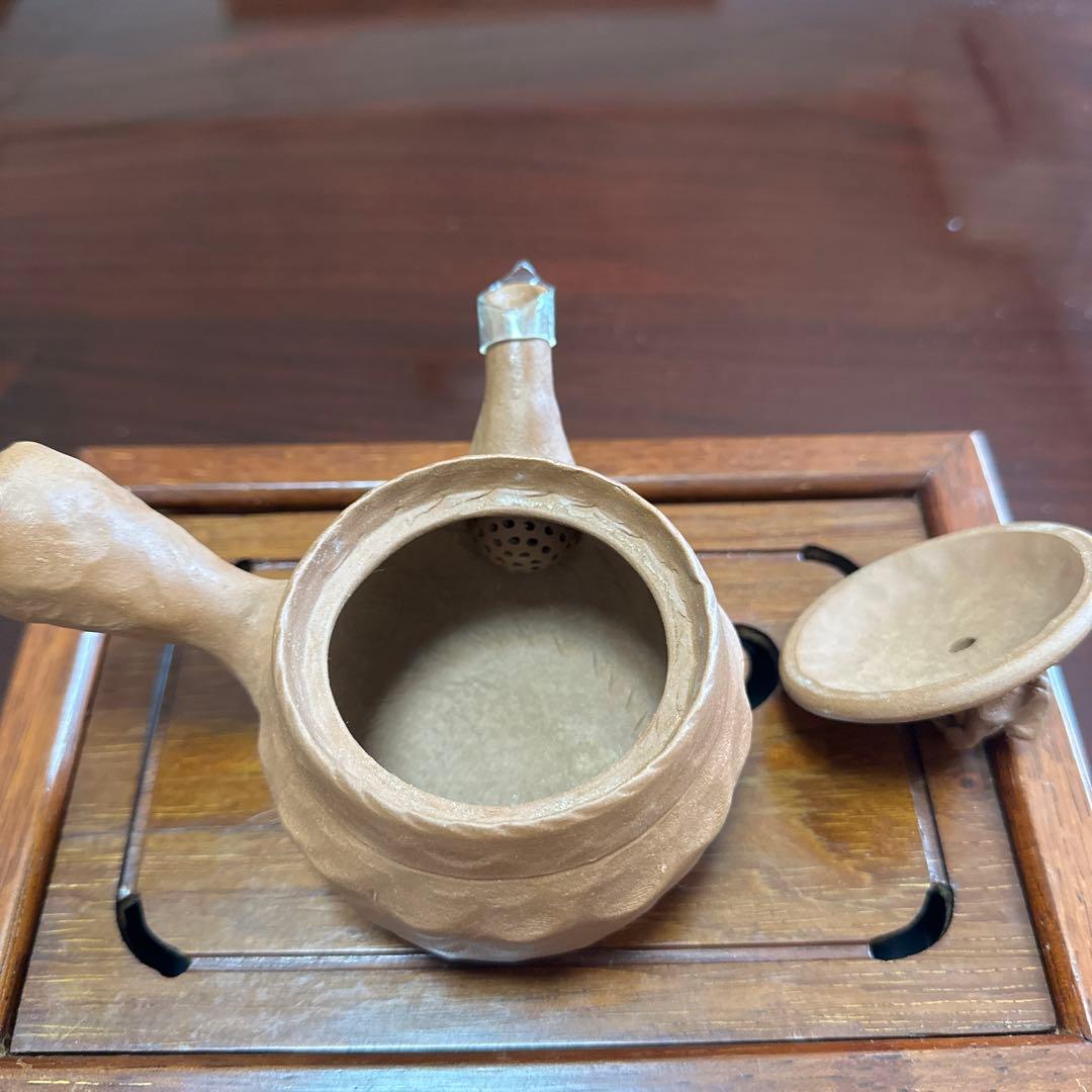 萬古焼 茶器 煎茶器 急須セット 蛙 カエル 田嶋勝三窯 - メルカリ