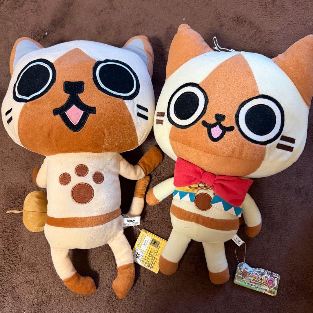 モンハン ぬいぐるみ(中/大)セット アイルー メラルー - メルカリ