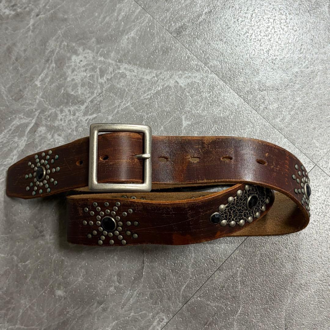 ベルト　レザー　スタッズ　y2k grunge グランジ　アメカジ
