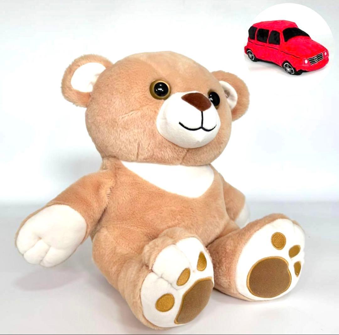 ベンツ リバーシブル 熊 車 ぬいぐるみ - メルカリ