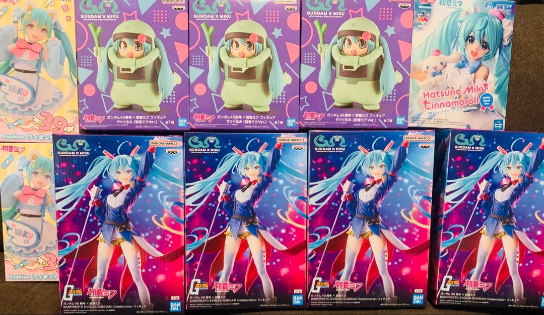 972 初音ミク シナモロール フィギュア ザクミク　おまとめ　ファッション Amazon.co.jp: 初音_ミクシリーズ Luminasta “初音_ミク×シナモロール