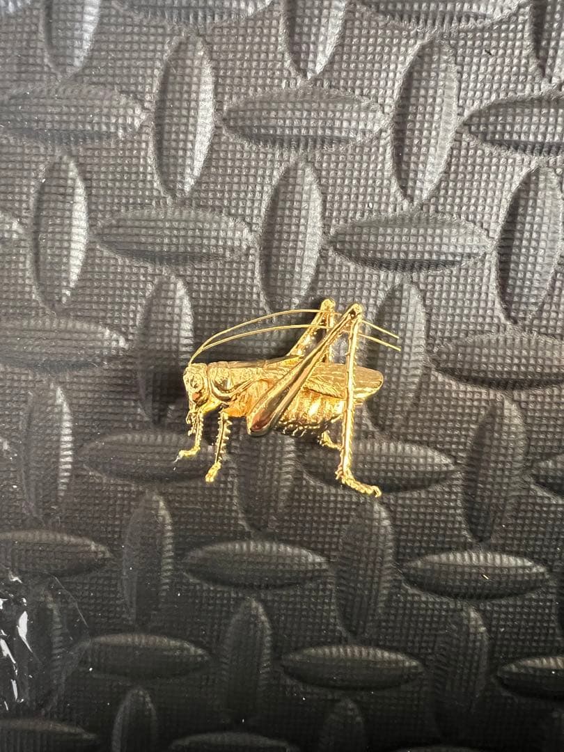 キリギリス（螽斯）の置物 銅製