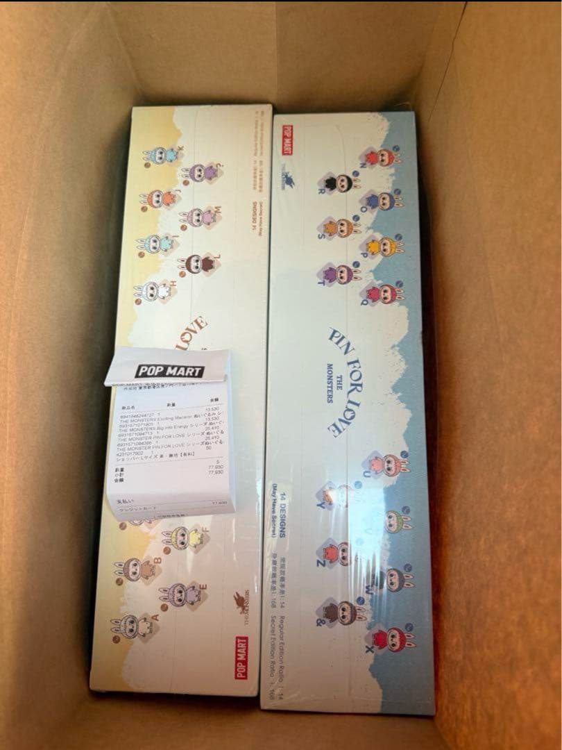 ラブブ PIN FOR LOVE アソートBOX 2種　A〜M N〜Z