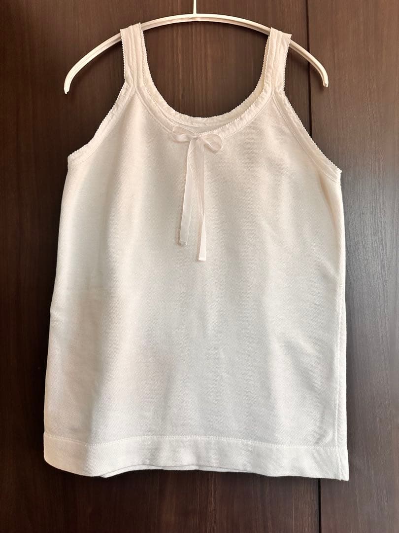 45rpm“ Pâte à chou-パトアシュ ホワイトキャミソール