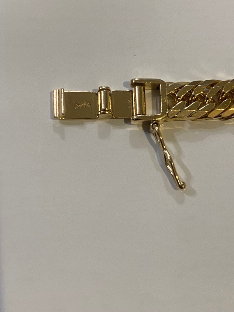 K18 喜平8面トリプルブレスレット20.2g造幣局マーク刻印入 値下交渉可