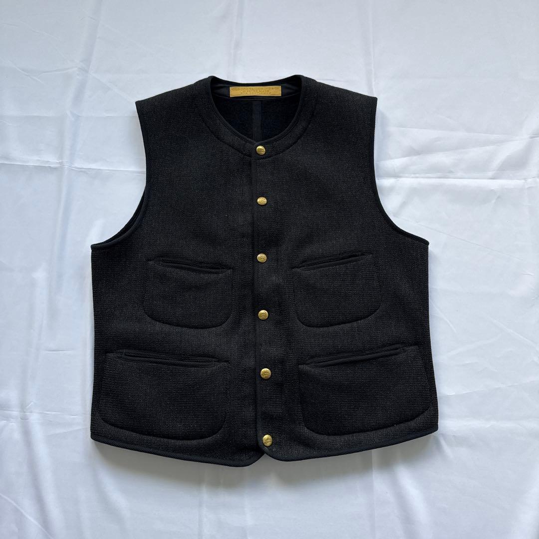 トップス OLD JOE BROWN'S BEACH VEST Brown's Beach Early Vest (Burgundy) - Okayama Denim