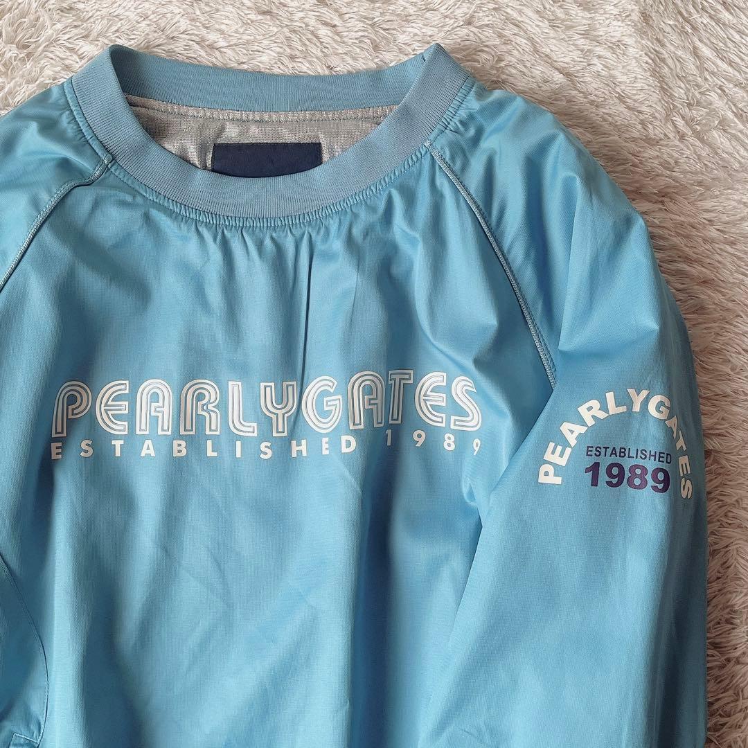 パーリーゲイツ スニード 蓄熱 サイドファスナー ライトブルー メンズ