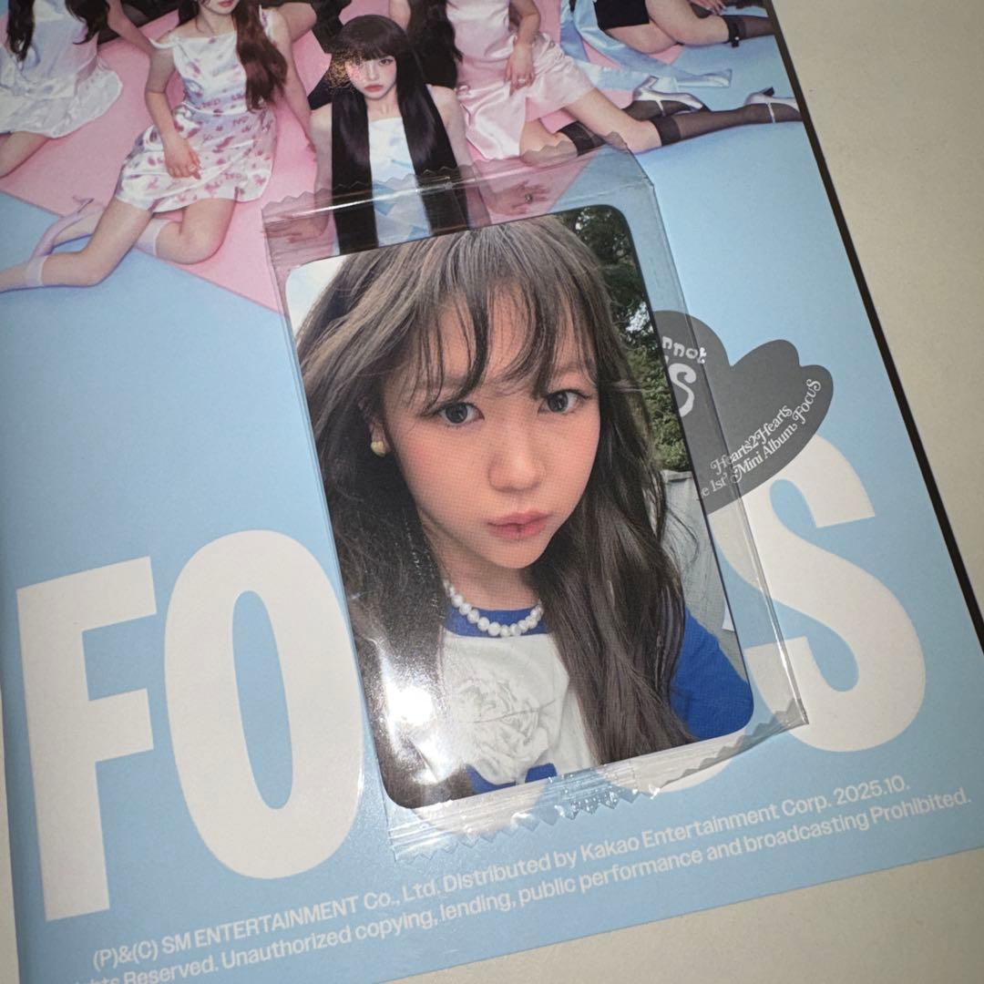 Hearts2Hearts Focus アルバム 特典トレカ イェオン - メルカリ