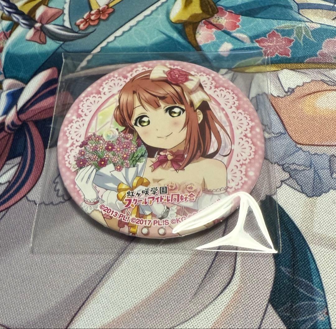 ラブライブ！虹ヶ咲 上原歩夢 缶バッジ ラブライブフェス ラブライブ！虹ヶ咲学園スクールアイドル同好会 6th Live! I love You