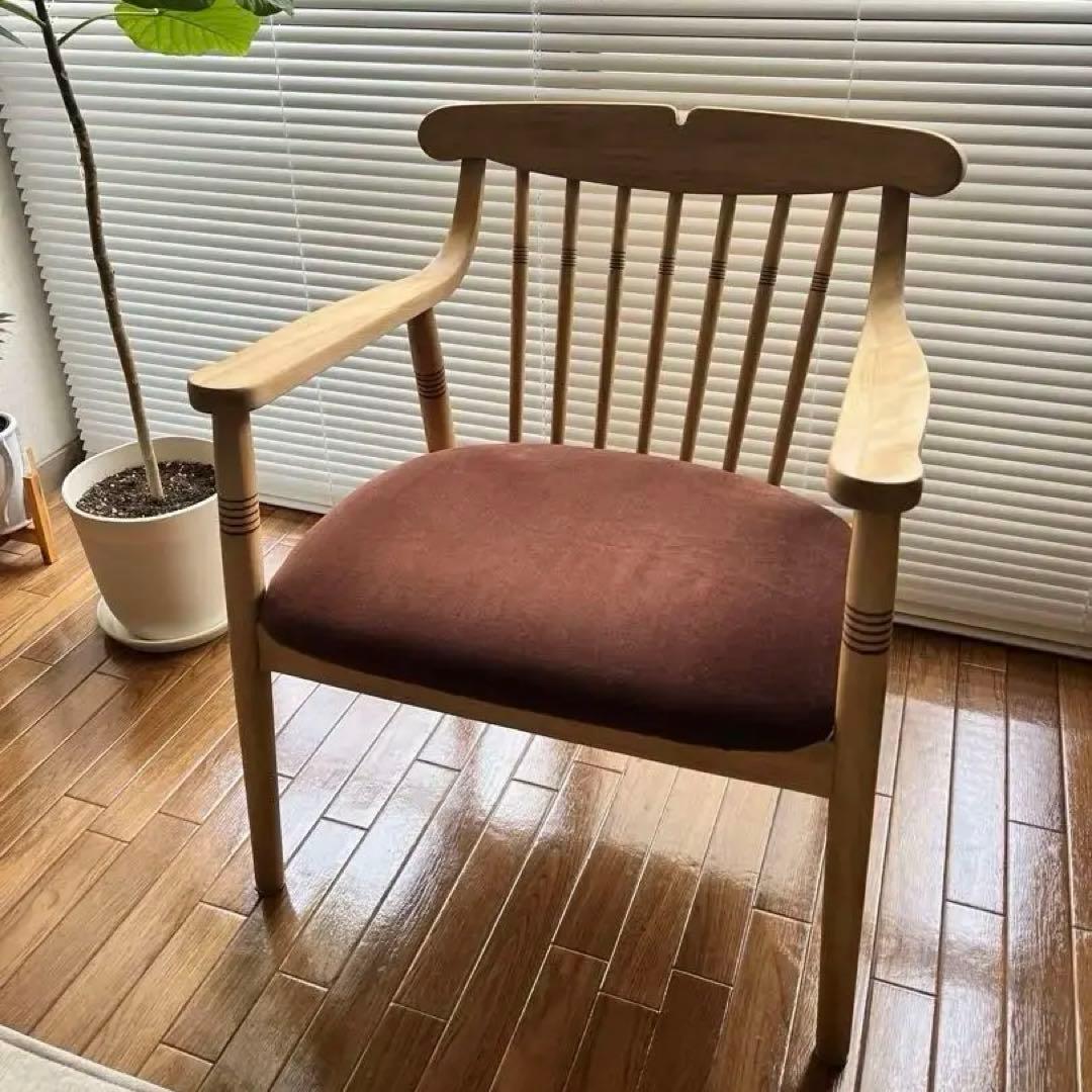 木製チェア/アームチェア/肘かけ/1脚/椅子