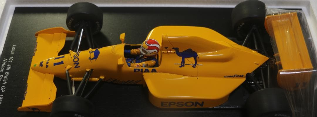スパーク製　ロータス・ジャッド１０１　1／１８　１９８９イギリスGP　Ｎピケ仕様 予約商品 ** Tecno Model TM18-350A 1/18 Lotus 101 British GP 1989 N