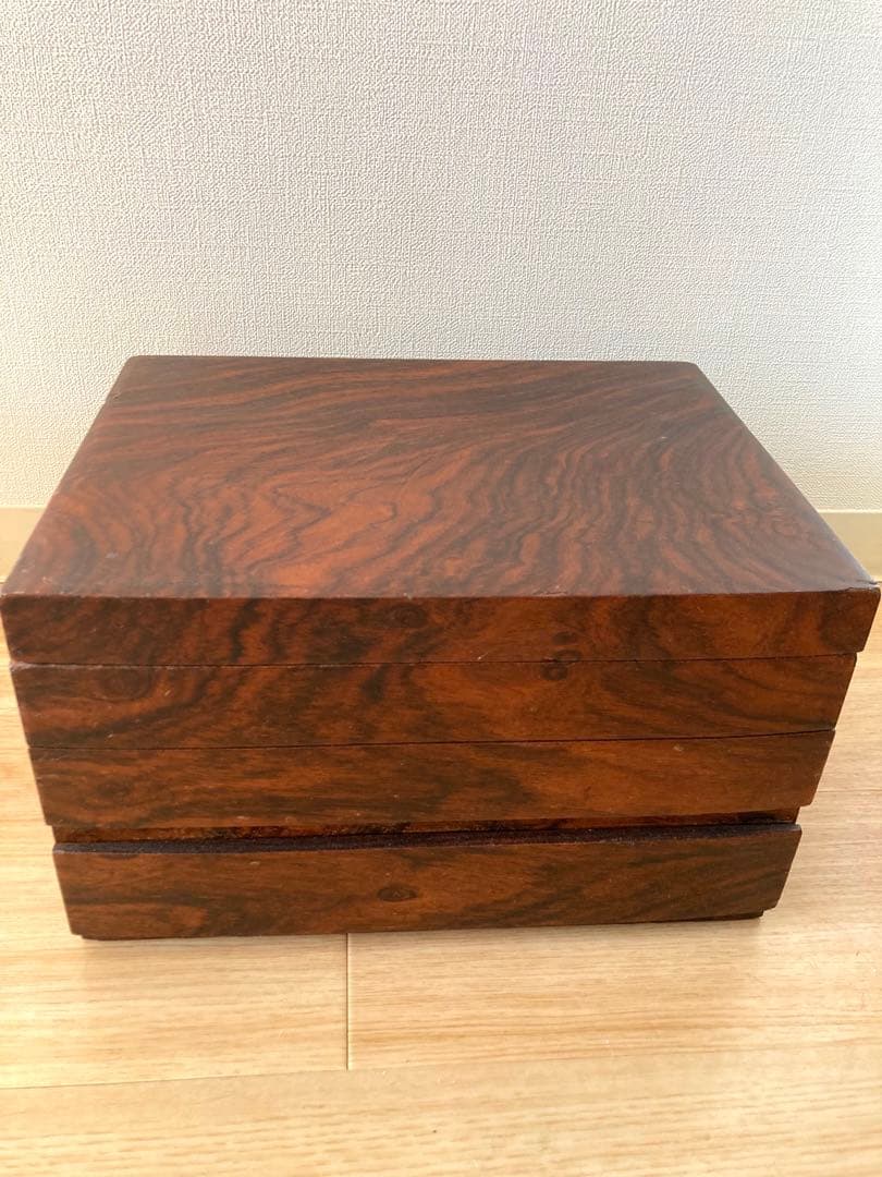 ローズウッド　小引出し　古道具　レトロ家具　チェスト　ソーイングボックス