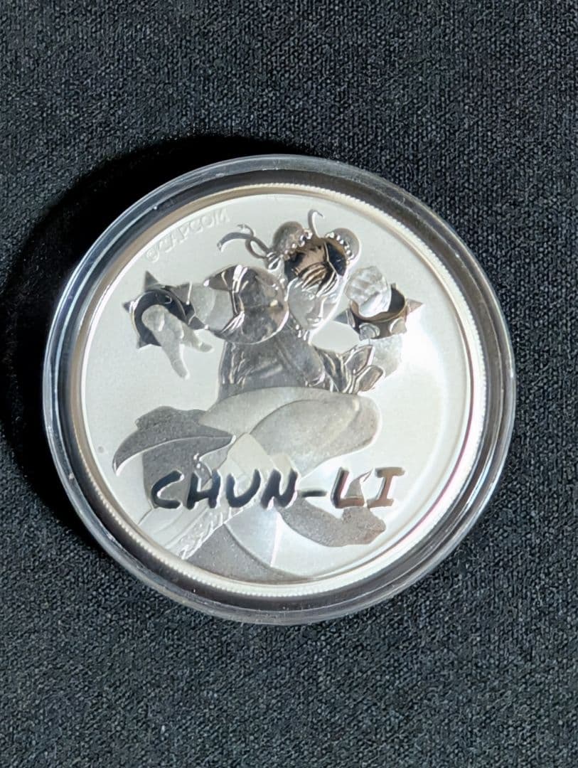 ツバル 1ドル銀貨 2022年 1オンス チュン・リー ストリートファイター
