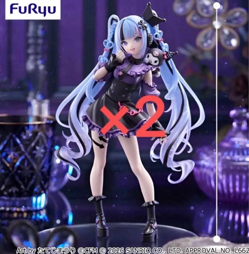 雪ミクxクロミ Trio-Try-iT 初音ミク フィギュア 2体セット