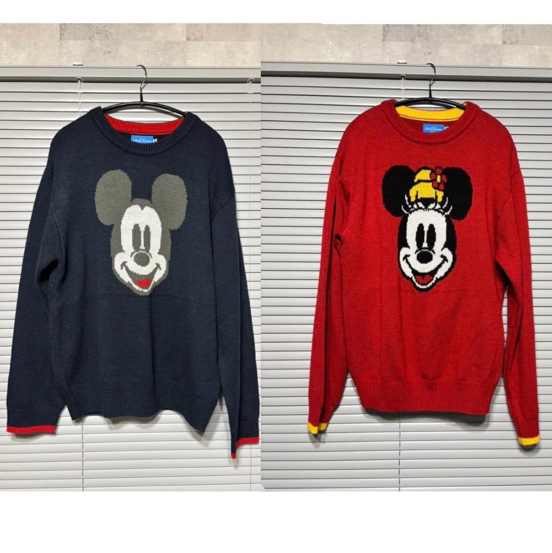 ディズニー ミッキー ミニー ニットセーター - メルカリ