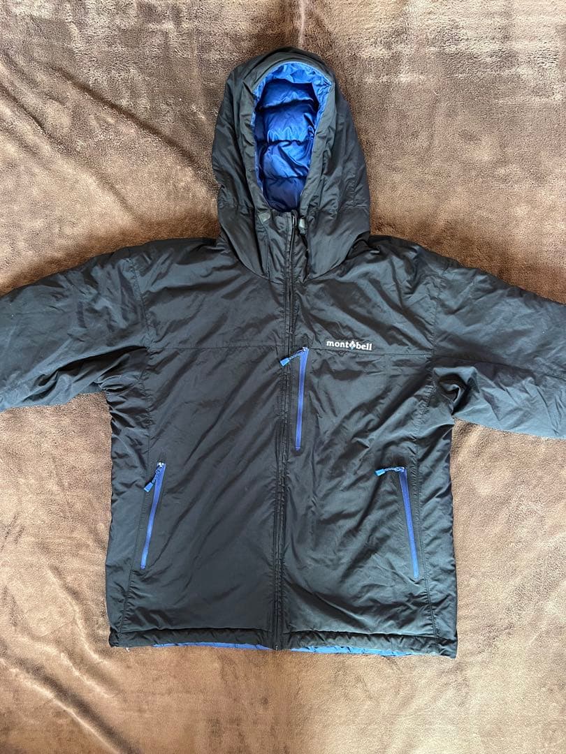 montbell リバーシブルダウンジャケット モンベル コロラドパーカー L