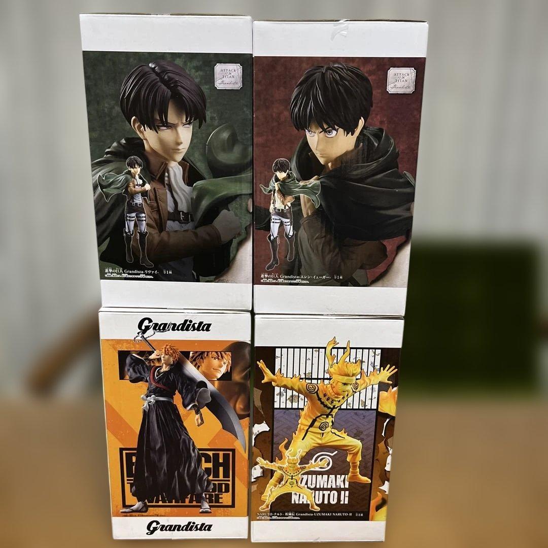 Grandista BLEACH NARUT 進撃の巨人 フィギュアまとめ売り - メルカリ