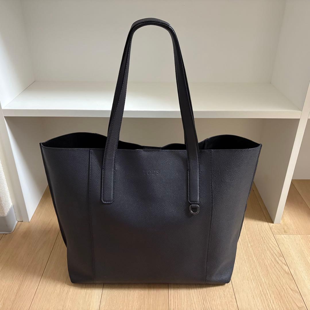 トッズ TOD’S ペーパーバッグ トートバッグ ネイビー