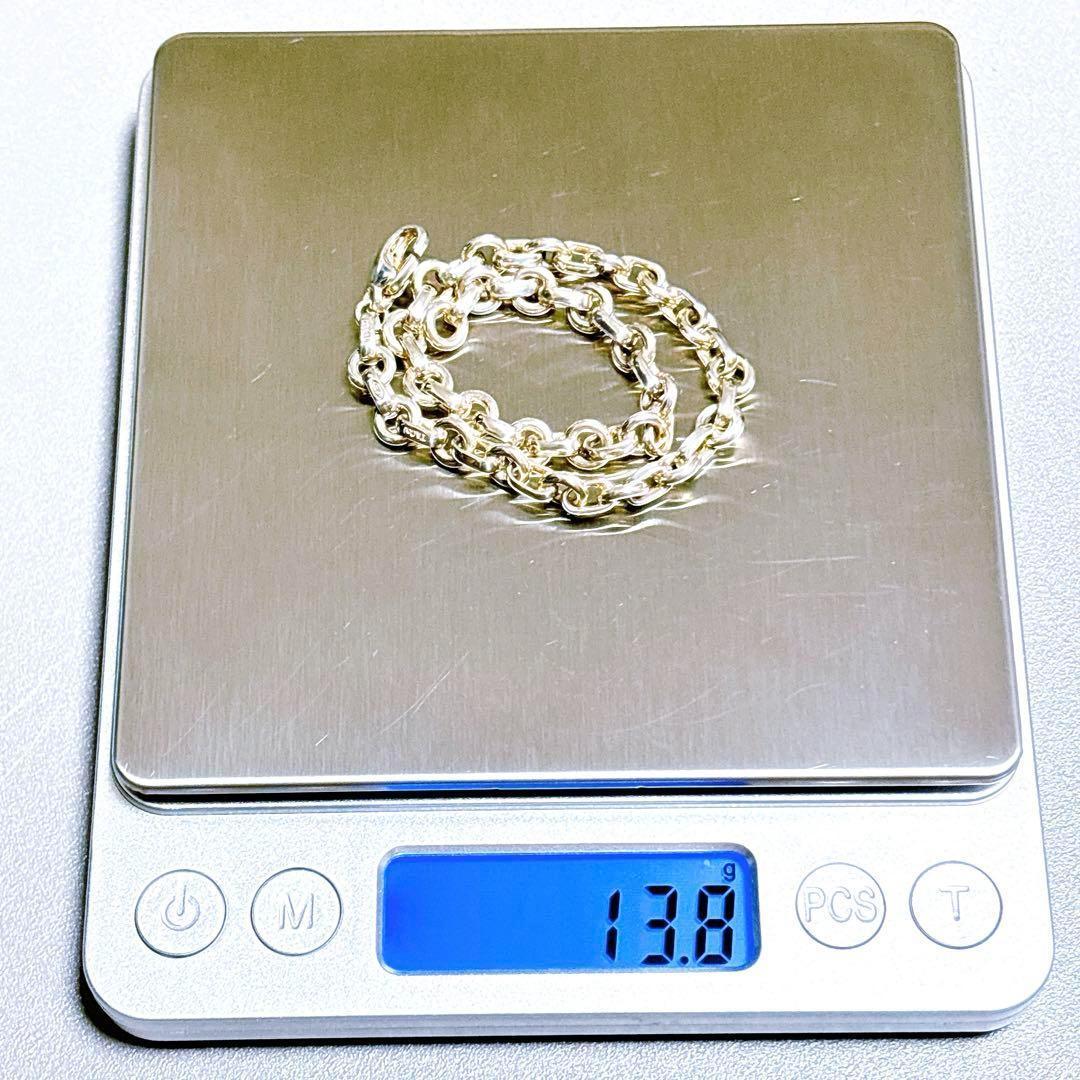 【美品】22.5cm ティファニー ドーナツチェーン ブレスレット SV925