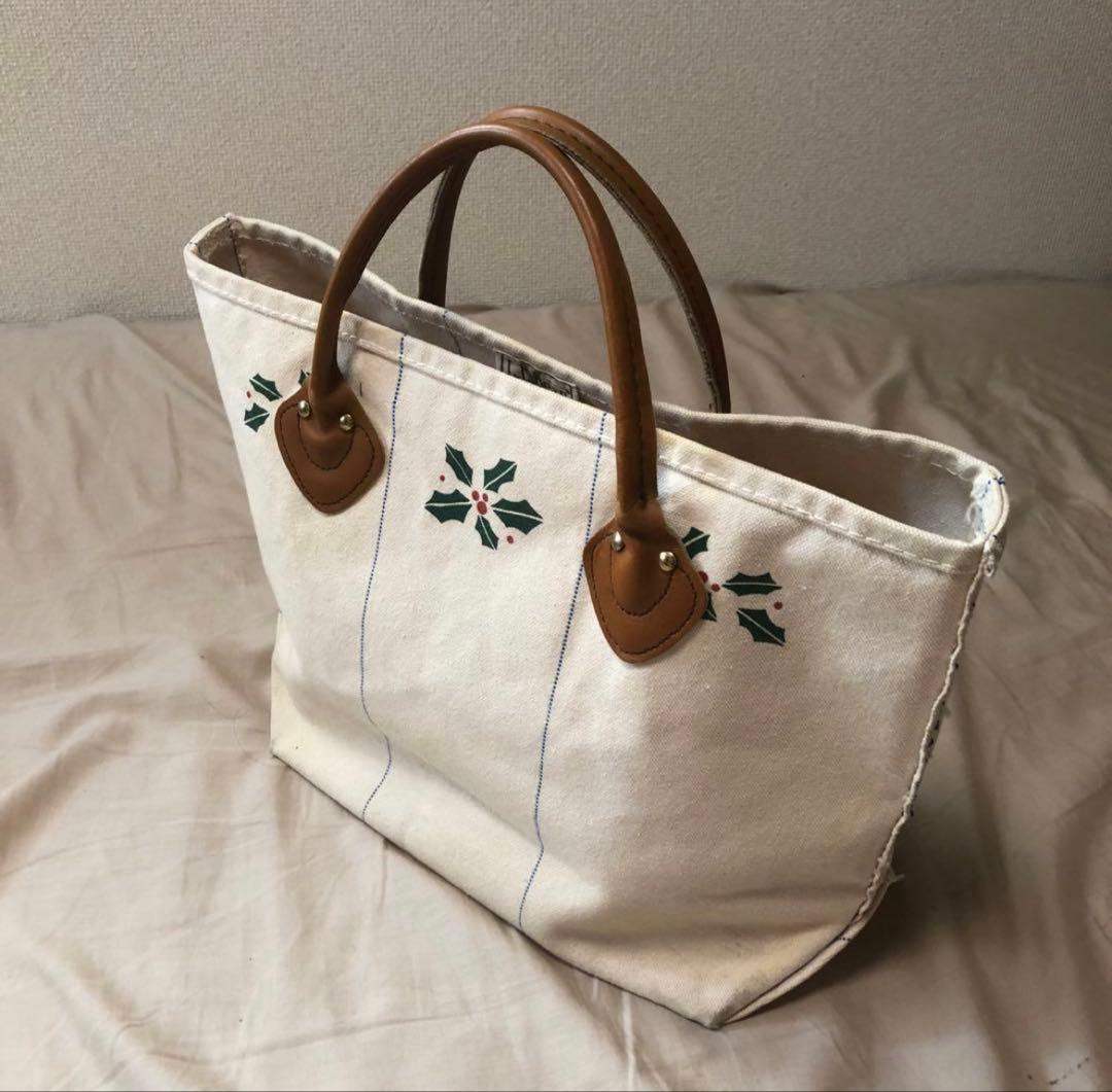 80s L.L.Beanトートバッグ factory store ファクトリー