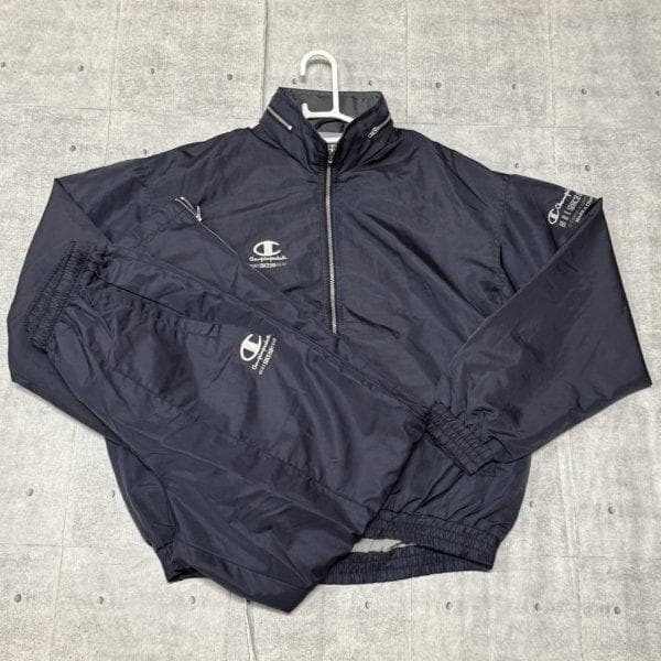 美品 00s Champion ウインドブレーカー セットアップ チャンピオン Champion（チャンピオン） ウインドブレーカー 上下 メンズ