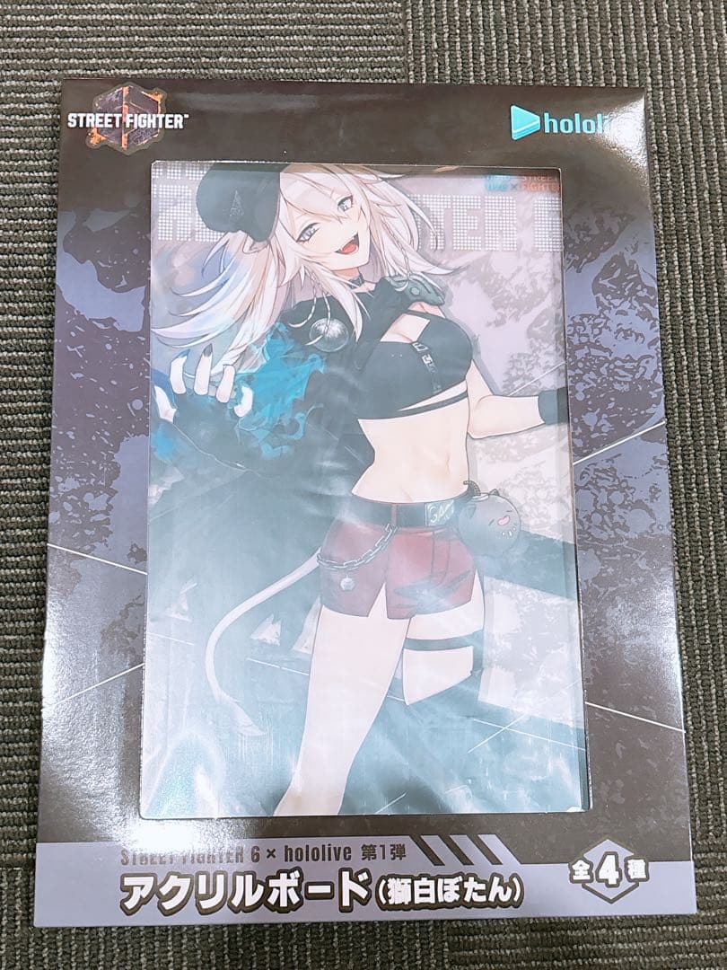 ストリートファイター6×ホロライブ アクリルボード 獅白ぼたん - メルカリ