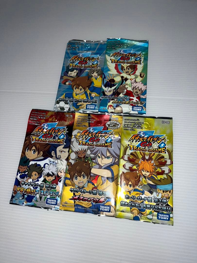 イナズマイレブン GO 未開封 パック ０弾〜3弾 未開封パック 5個