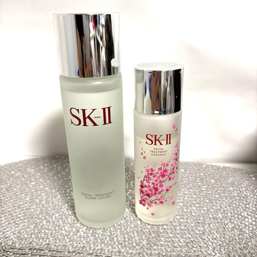 SK-Ⅱ☆トリートメントエッセンス75mL・クリアローション160mL2点