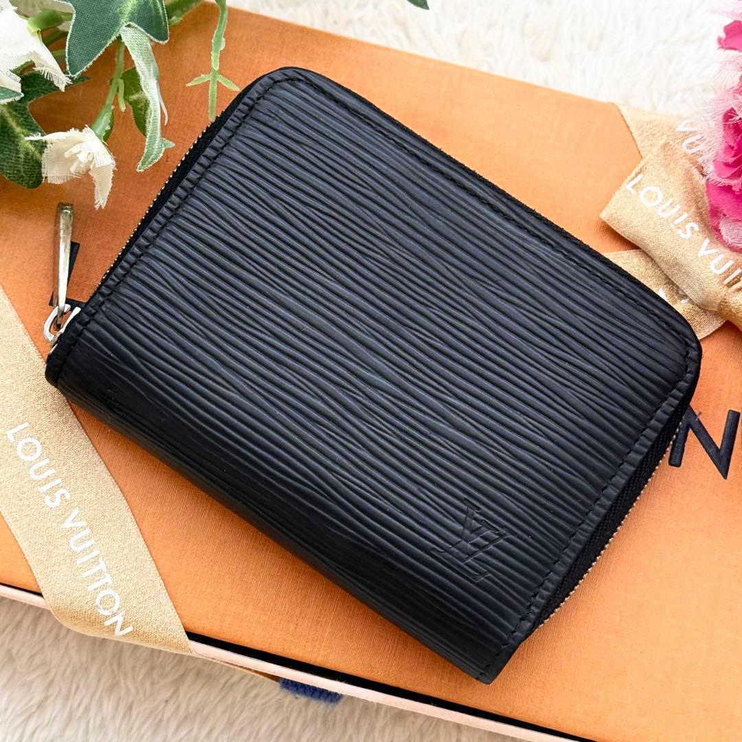 超極美品✨ルイヴィトン エピ ジッピーパース 小銭入れ ミニ財布 黒