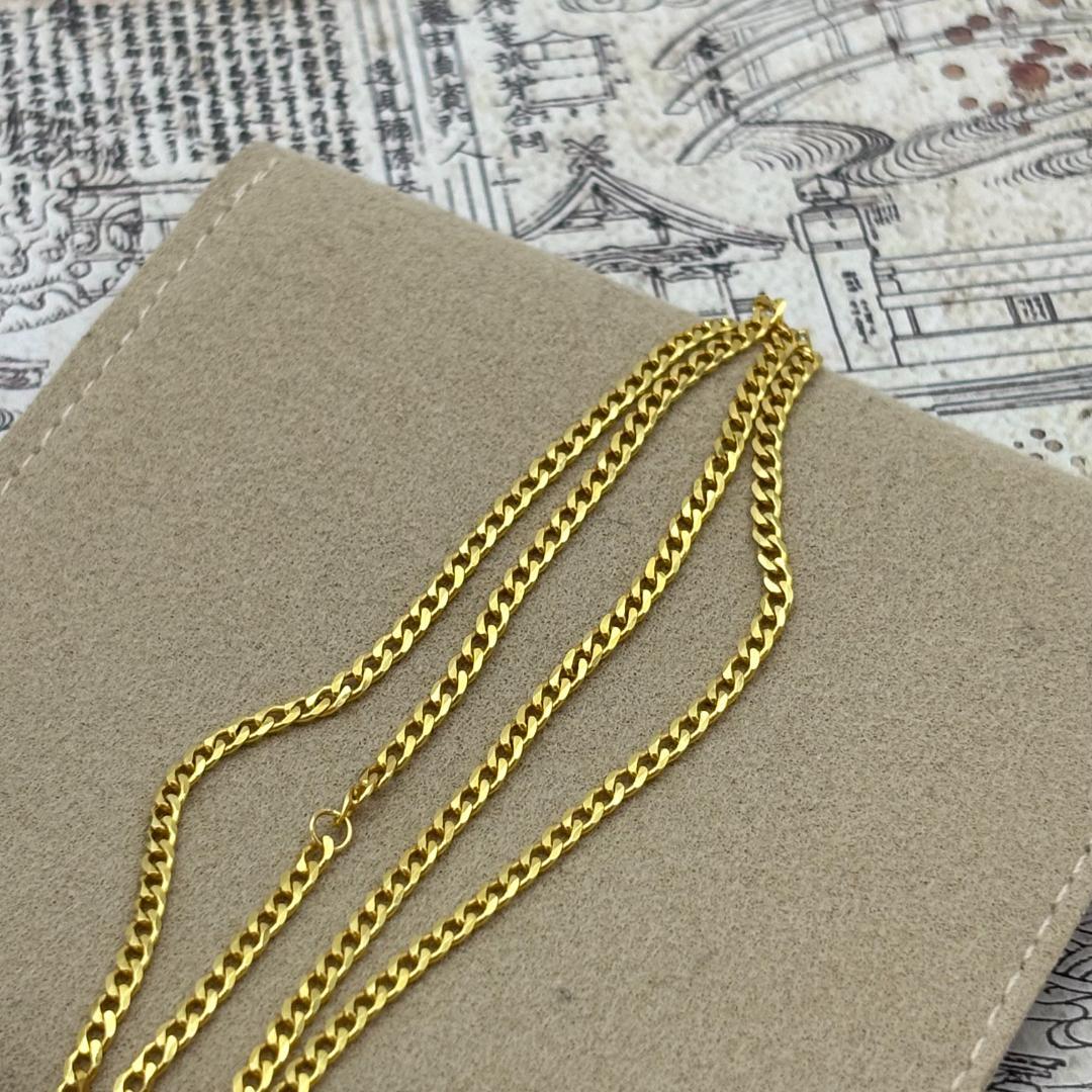 ⭐ 極美品 ✨K18金ネックレス 3.2g ロブスタークラスプ