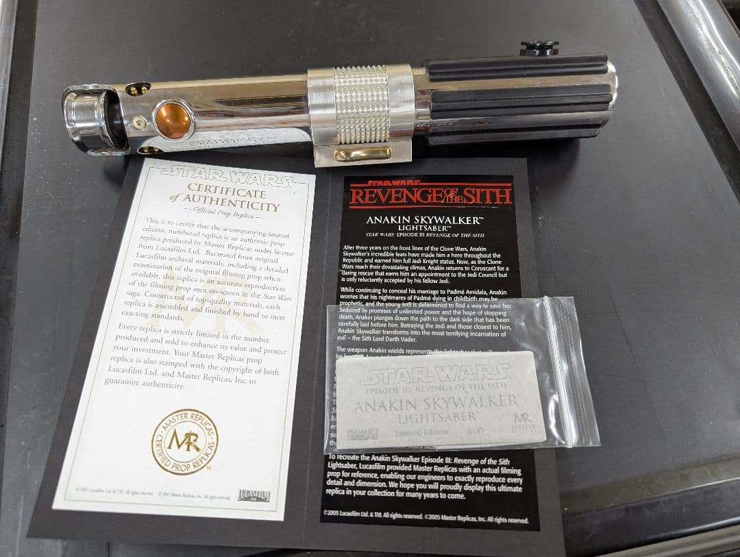 スターウォーズEP3 アナキン・スカイウォーカー 1/1 マスターレプリカ