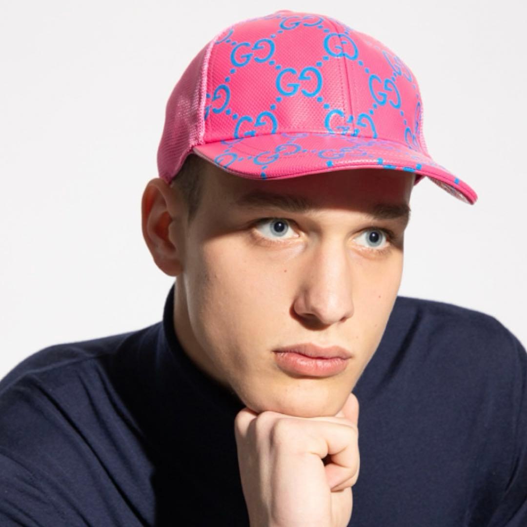 グッチ GGレザー ベースボールキャップ 728853 4HAWH 8972 - メルカリ