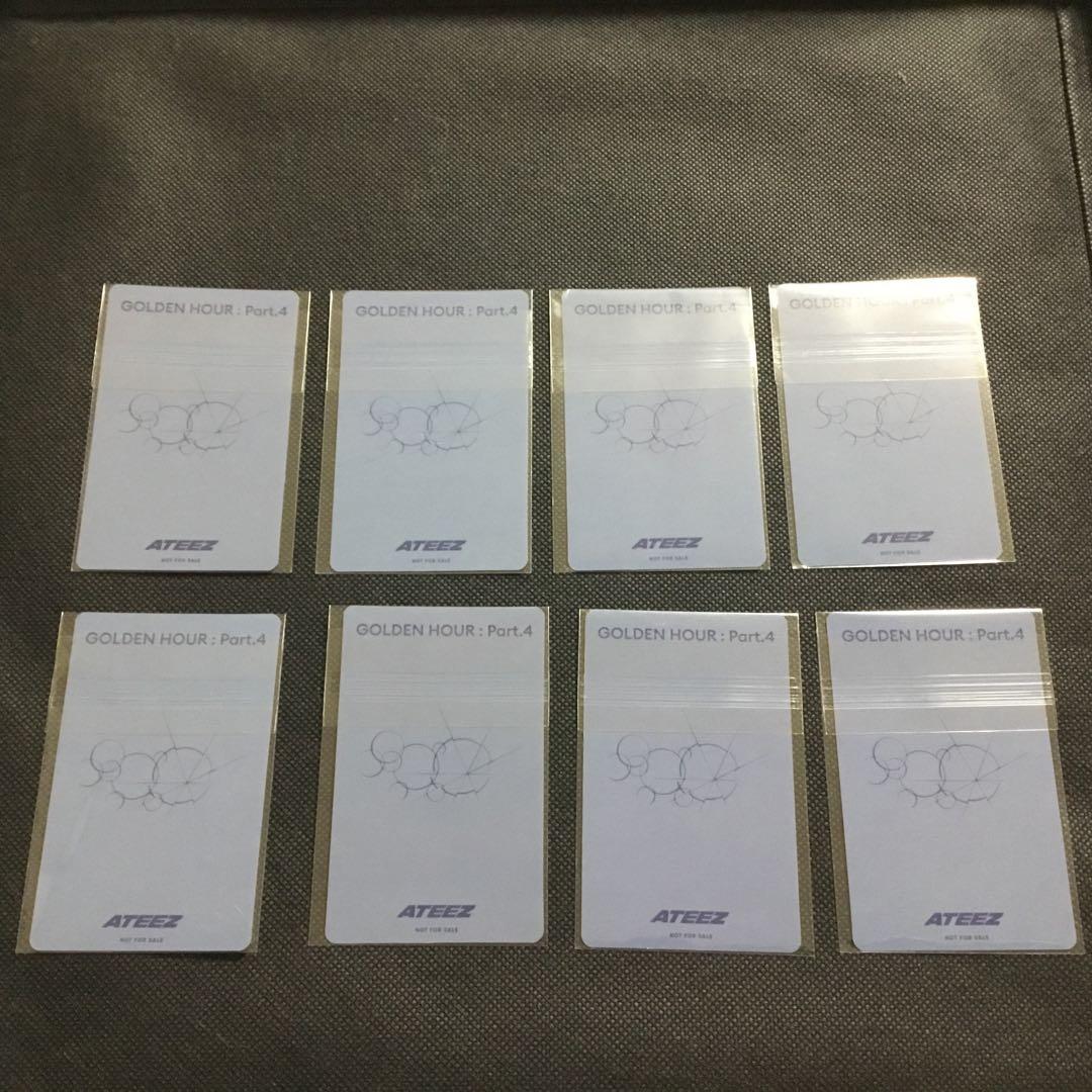 ATEEZ GOLDEN HOUR Part.4 8枚セットFC限定⑦ - メルカリ