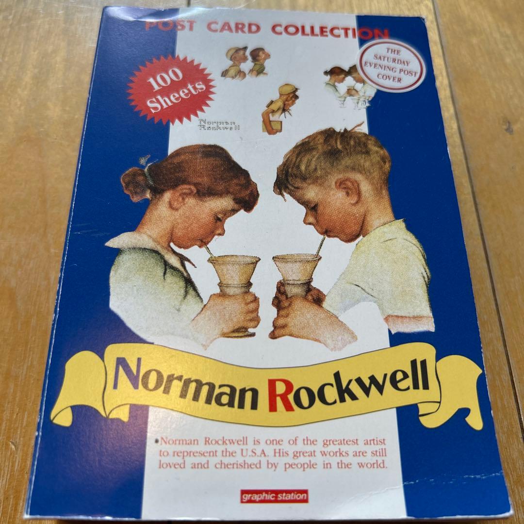 ノーマンロックウェル ポストカード 100枚 - メルカリ