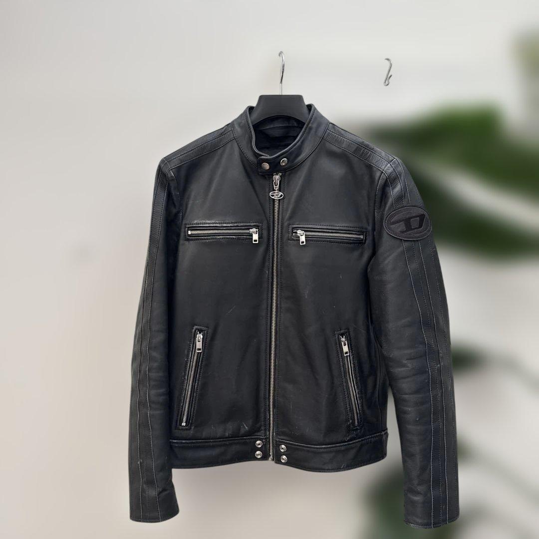 DIESEL レザージャケット L Diesel L-Khat レザージャケット | ブラック | FARFETCH JP