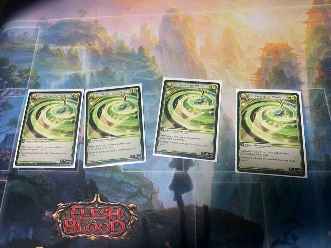 Beseech the Winds 4枚　grand archive Grand ArchiveTCG『Beseech the Winds』Dawn of Ashe