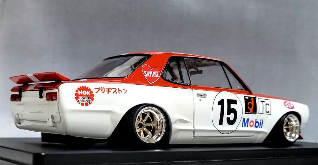 1/24　スカイライン改　ハコスカ　レーシング　ワタナベ　深リム　ホイール
