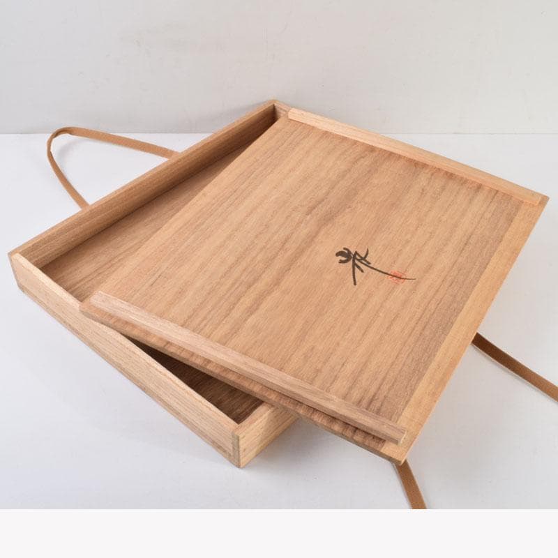 輪島塗 角野岩次作 沈金蒔絵 「昇陽松」 飾額 共箱 C 8660A - メルカリ