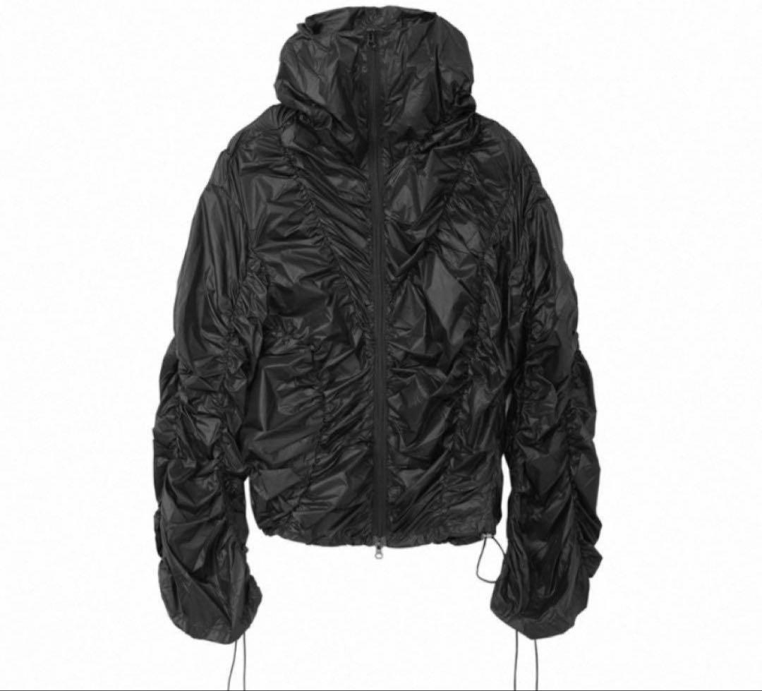 frkm ナイロンジャケット archive ジャケット テック 変形opium Opium Style Dark Waxed Metal–Effect Hooded Jacket – Techwear Official