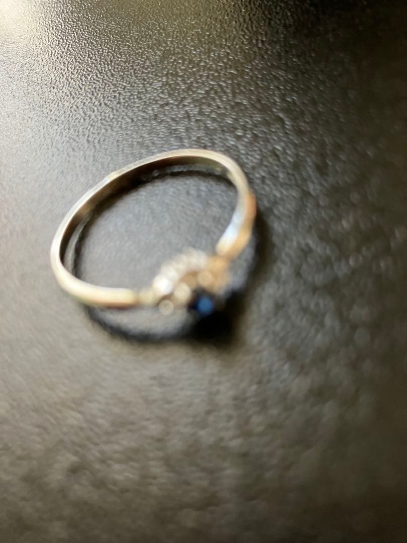 シルバー サファイア リング