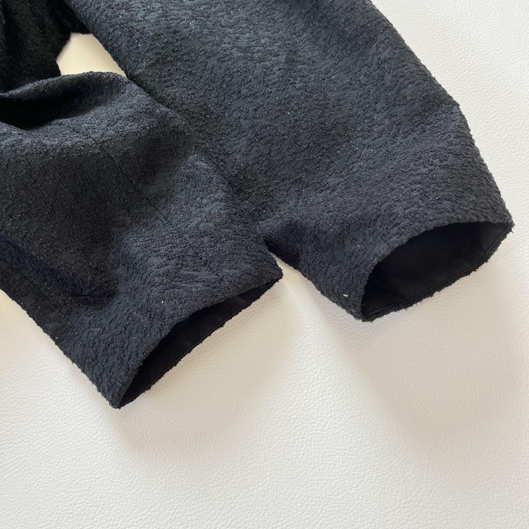 タグ付き✨23年 アドーア ラメブークレブラウス ブラック 38 - メルカリ