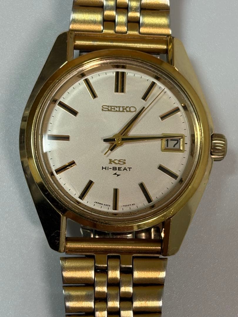 SEIKO キングセイコー 4502-7001 メンズ 手巻き HI-BEAT